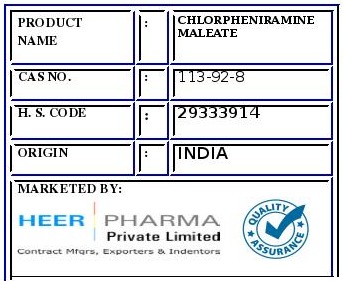क्लोर्फेनिरामाइन मलेट