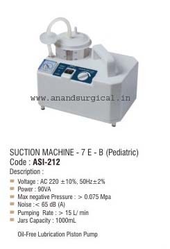 Suction Machine 7E-B (Pediatric)