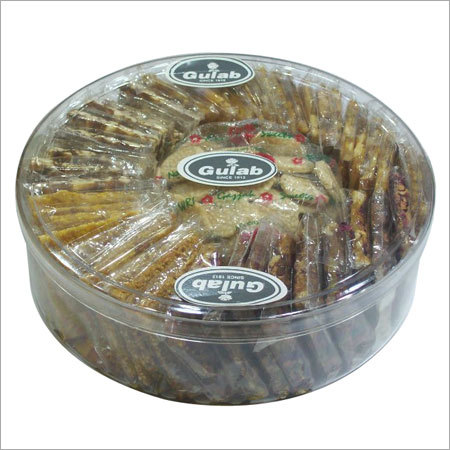 Plastic Clear PVC Round Box - 20.5 cm Diameter, 6 cm Height | Food Grade, Easy to Carry, Moisture Proof Packing, Exquisite Design