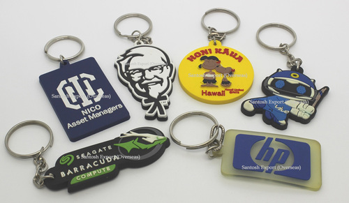 Rubber Key Chain - Soft Liquid PVC, 20-45 mm Size, Up to 12 Pantone Colors | Customized Shapes, Ideal for Advertising and Brand Promotion