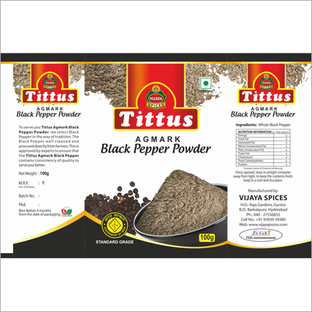 काली मिर्च पाउडर