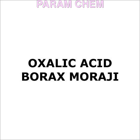 Oxalic Acid Borax Morarji