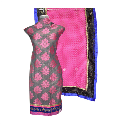 जैक्वार्ड सूट दुपट्टा