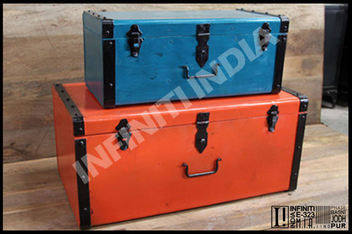 Polished Industrial Metal Stoarge Box