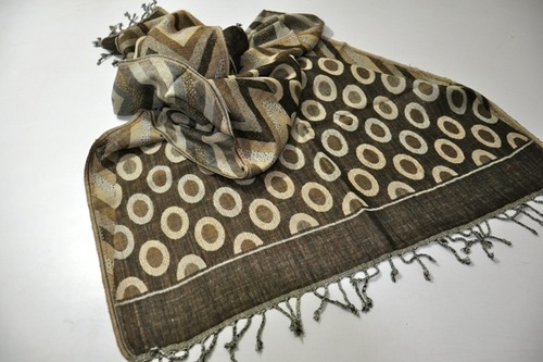 Dark Taupe Wool Stole
