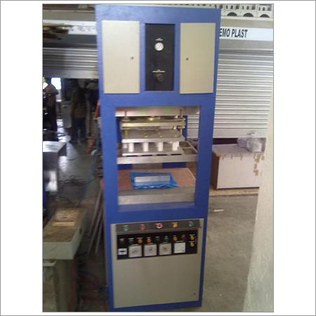 Blue Industrial Sun Visor Making Machine