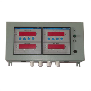 Safe Load Indicator - Metal Construction, 230VAC Power Supply | 4 Displays for Load & Radius, Audio-Visual Alarm, Overload Trip Relay, User-Friendly Design