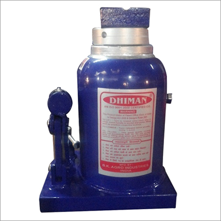 Heavy Duty Mechanical Jacks - Mild Steel, Blue, Variable Capacity | High Strength, Rustproof, Compact Design, Quick Lift