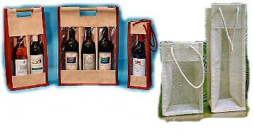 Jute Wine Bags