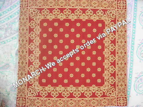 MUGHOL BLOCK HAND PRINT CUSHION COVER
