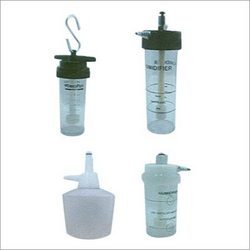 Medical Humidifier Bottles - Plastic Material, 250ml & 200ml Options, Compact Design & S' Hook Type for Easy Use