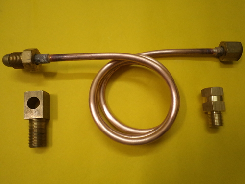 Tail Pipe With NRV & Block - Brass, 3.5 Feet Length, Weighs 100-250 Grams | Ideal for Hospital Utilization, Quality Approved Design