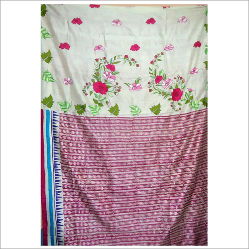 सिल्क मिक्स्ड एंड मैच साड़ी