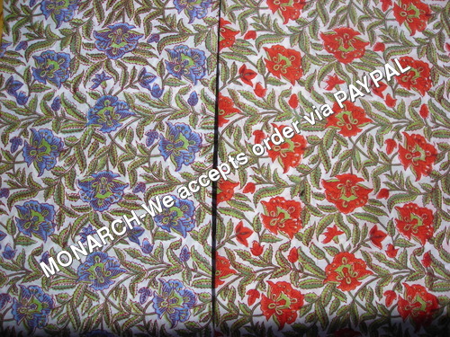 FLOWER COTTON FABRIC