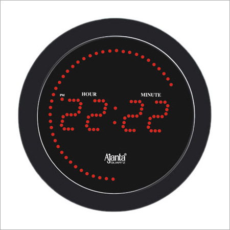 Round Digital Clock