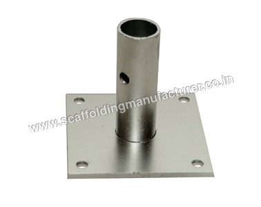 Fixed Base Plate - Durable Steel, 12x12 inches , Ideal for Stable Mounting Solutions