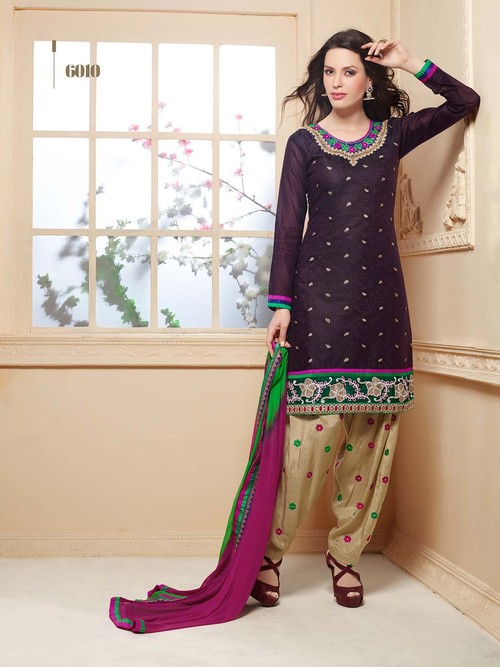 पटियाला कढ़ाई सूट