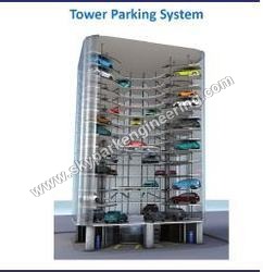 Tower Parking System - Heavy-Duty Steel Structure | Space-Saving Design, Automated Parking Solution, Efficient Vehicle Access