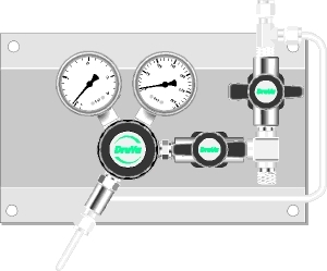 गैस सप्लाई पैनल