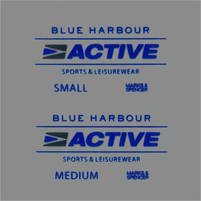 कोई भी टैग लेस लेबल हीट ट्रांसफर प्रिंटिंग