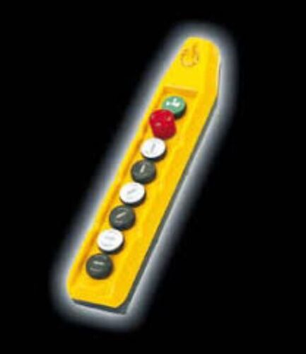 Eot Crane Pendant Station - Metal | Standard Size, Yellow Color, High Protection Level, Anti-Friction Bearings, Tapered Plate Design, Variable Frequency Drives