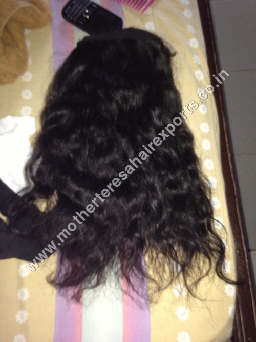 Remy Virgin Human Hair Extensions - Color: Natural Brown