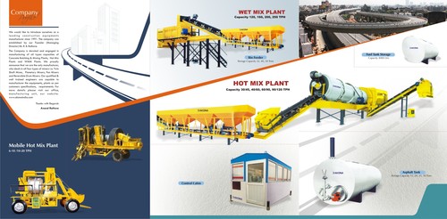 Semi-Automatic Asphalt Drum Hot Mix Plant