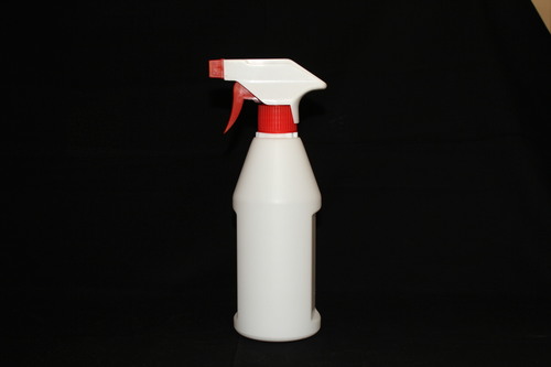White Narrow Mouth Ridged Bottle