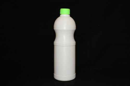 Ridged Pharmaceutical Hdpe Bottle - Color: White