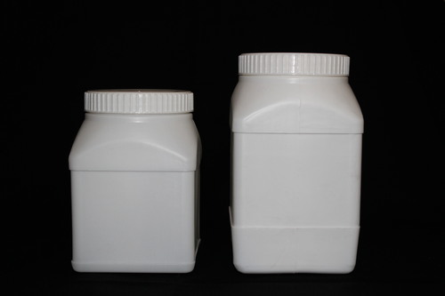 Large Jars for Powder - Plastic, Various Sizes Available, White Color | Designed for Beverage and Pharmaceutical Use, Warranty Included