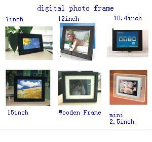 7" TFT LCD वाला डिजिटल फोटो फ्रेम
