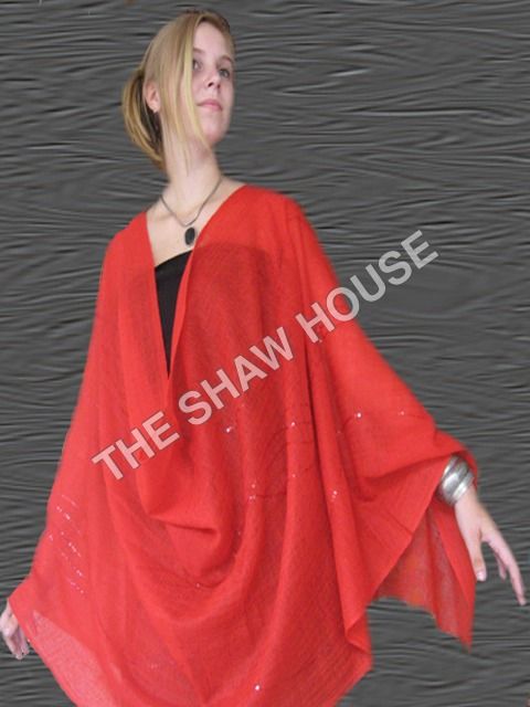 Red Plain Stoles