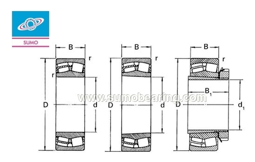 एसएस और एमएस सूमो 24030 गोलाकार रोलर बेयरिंग