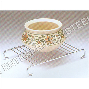 स्टेनलेस स्टील हैंगिंग ग्रिड पैन