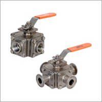 4 Way High Pressure Ball Valve