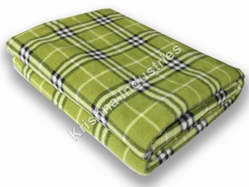 Polar Fleece चेक कंबल