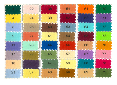 कलर शेड कार्ड