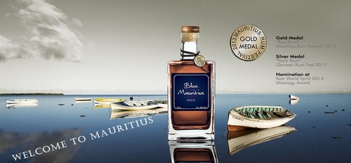 Blue gold rum