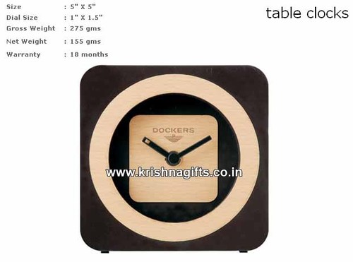 क्लॉक टेबल डॉकर्स