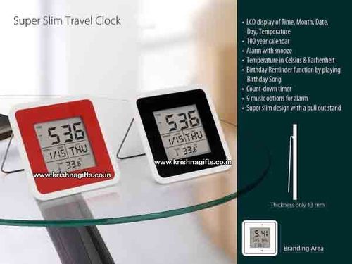 एलसीडी घड़ी सुपर स्लिम
