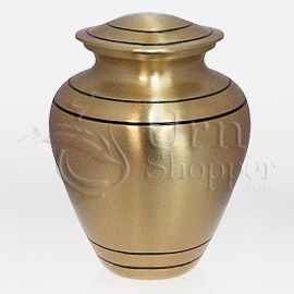 प्रांतीय कांस्य पीतल धातु श्मशान कलश