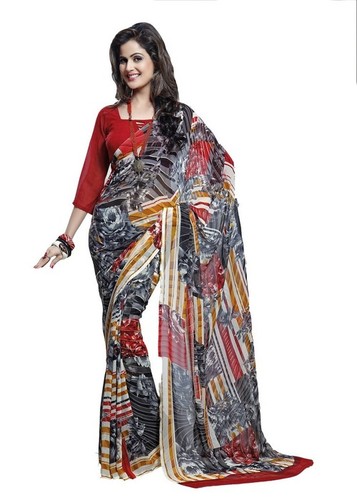 Block Printed Saree