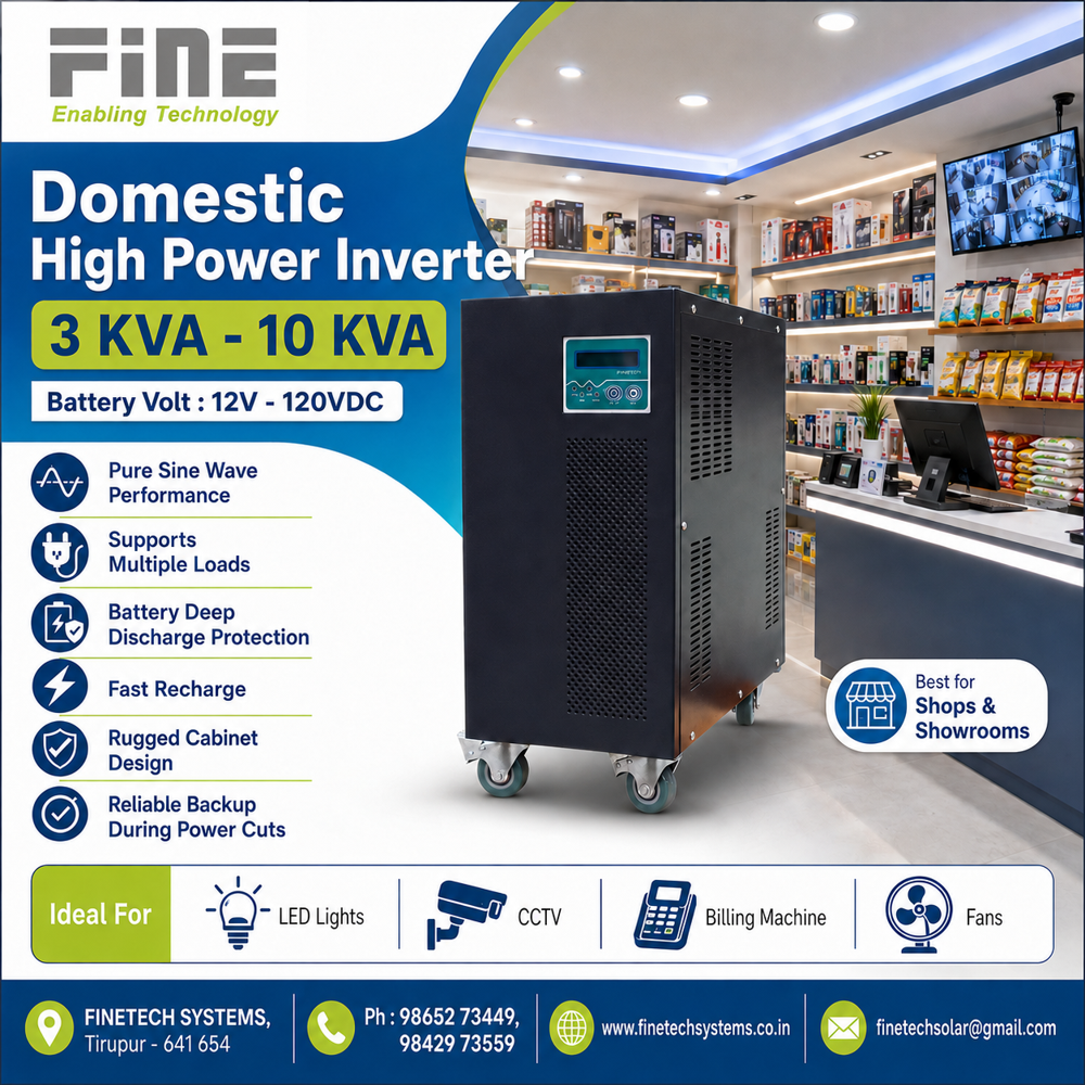 Household Inverter Phase: Single Phase
