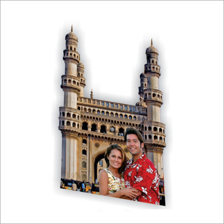 लकड़ी का फोटो स्टैंड