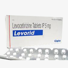 Levocetirizine Tablet - 5mg Dihydrochloride | Antihistamine for Allergy Relief, 10 Tablets per Strip, Recommended for Adults and Children Above 6 Years