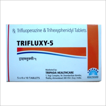 ट्रिफ्लुओपेराज़ीन और ट्राईहेक्सिफ़ेनिडिल टैबलेट