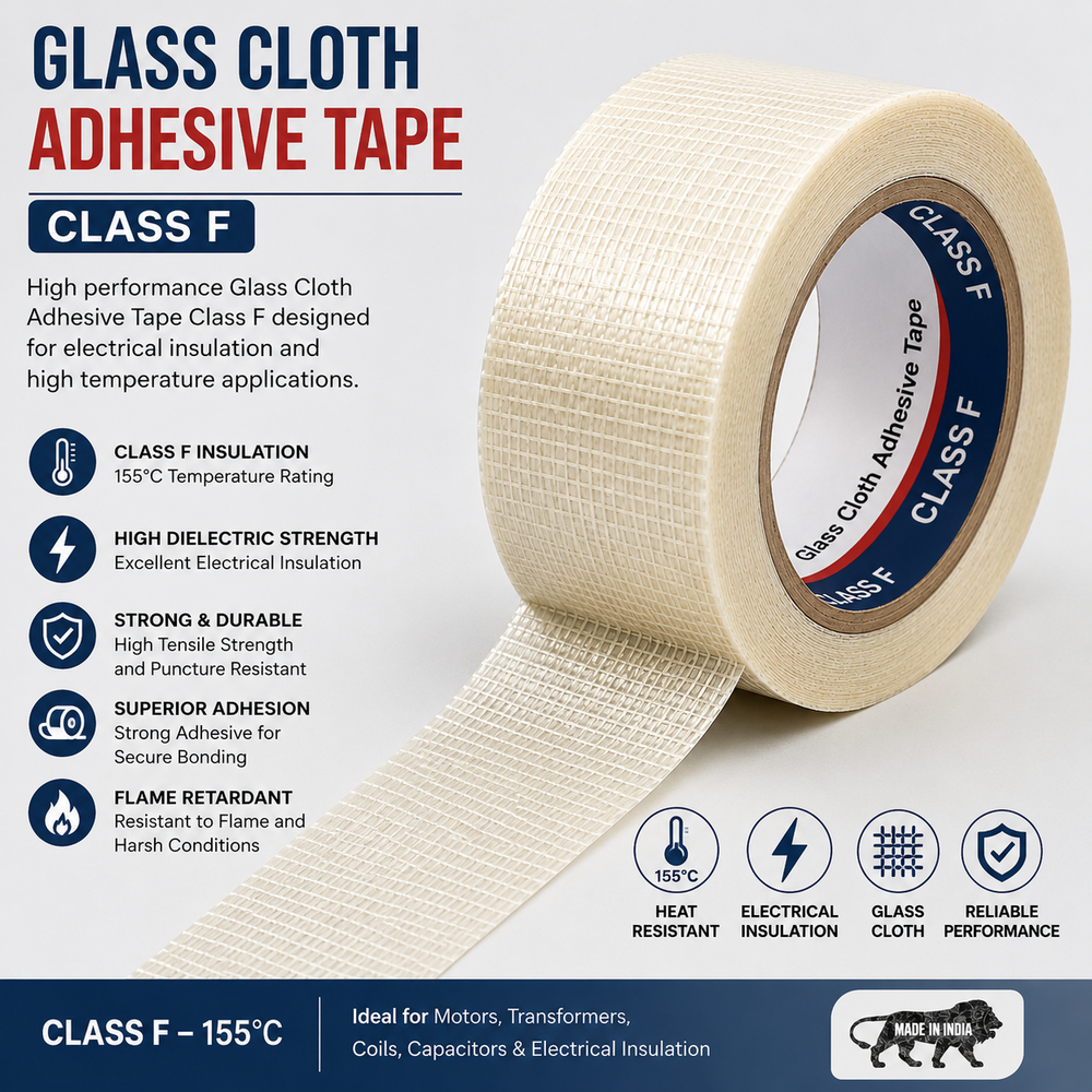 Glass Cloth Tape Class F - Color: White