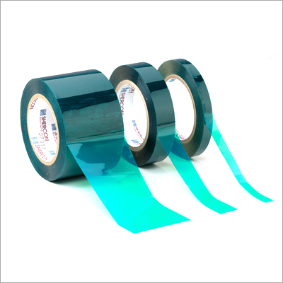 Green Polyester Tape - 0-20 mm Width, 10-20 m Length, Green Color | Durable, Temperature Resistant, Single-Sided Adhesive for Carton Sealing