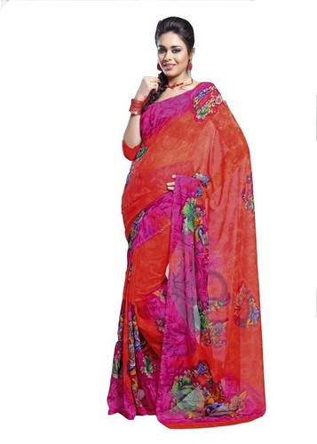 Fashionable Printed Sarees