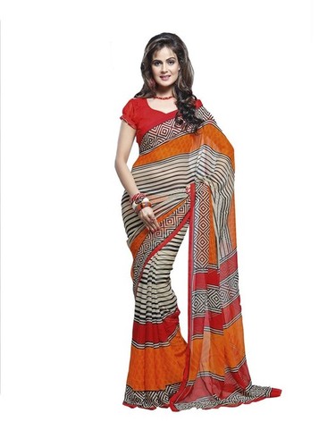 Black Magic Printed Saree